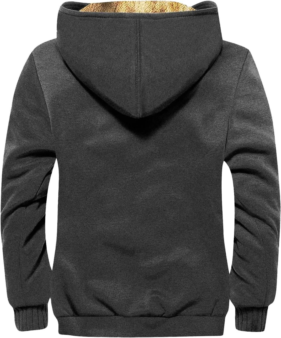 Ymosrh Men's Hoodies Novelty Zip Up Hoodies Long Sleeve Casual Sweatshirt With Pocket Graphic Hoodies, S-4XL