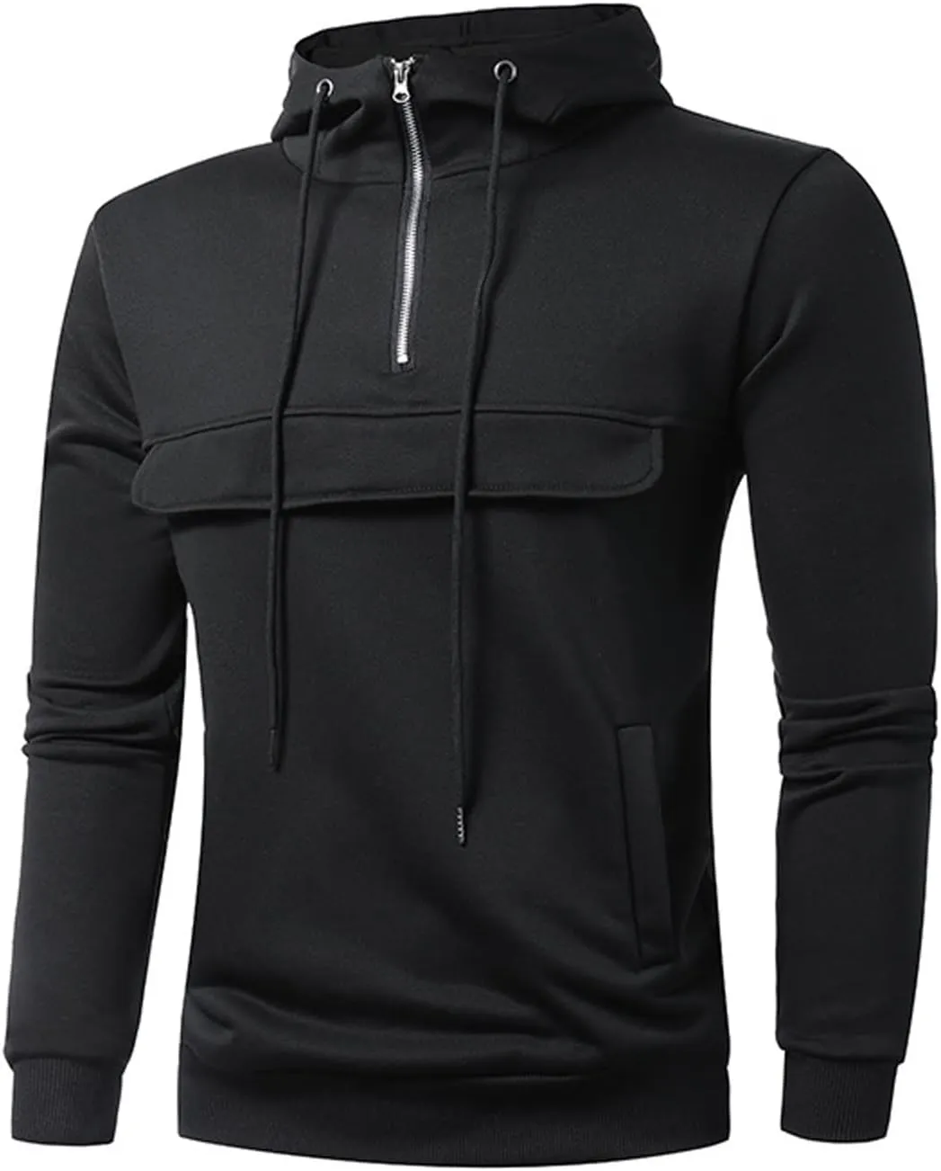 Ymosrh Men's Hoodies Pullover Lightweight Gym Athletic Sweatshirt Fashion Pullover Hooded With Pocket Sweatshirt, L-3XL