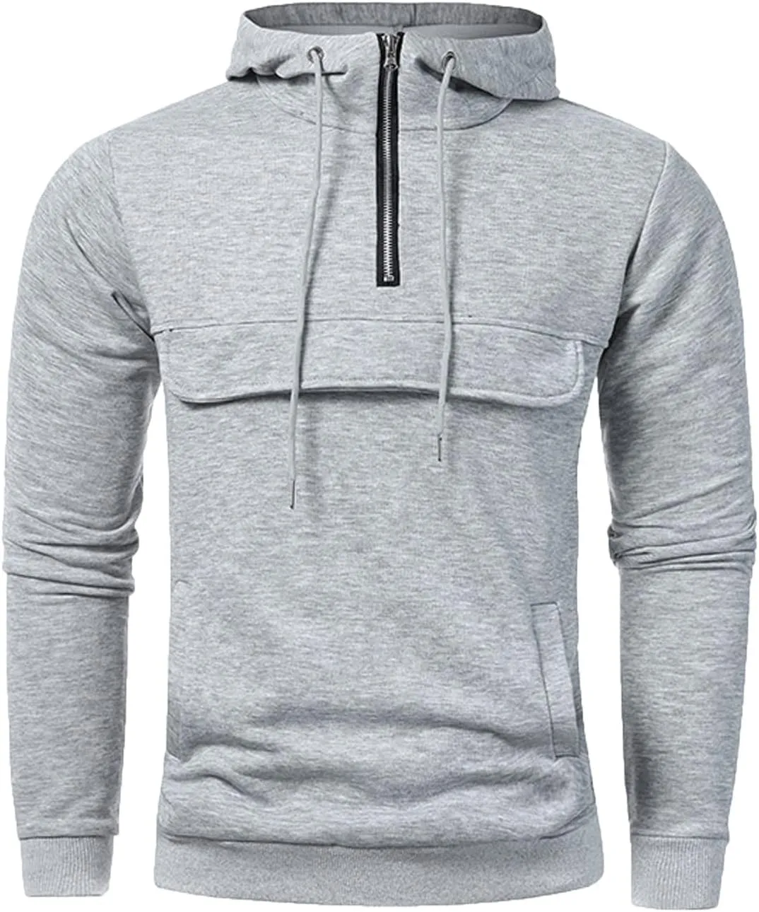 Ymosrh Men's Hoodies Pullover Lightweight Gym Athletic Sweatshirt Fashion Pullover Hooded With Pocket Sweatshirt, L-3XL