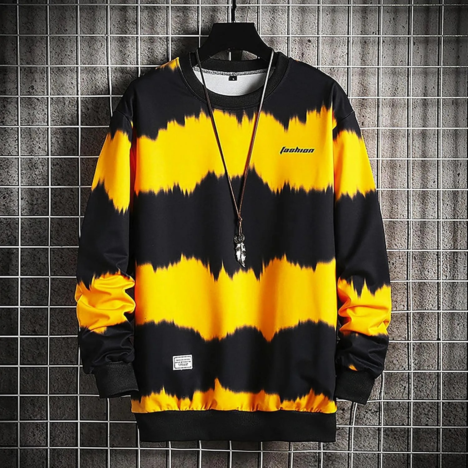 Ymosrh Sweatshirt Hoodies for Men Blouse Casual Fashion Long Sleeve Top Shirt Pullover Mens Casual Hoodies Pullover