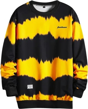 Ymosrh Sweatshirt Hoodies for Men Blouse Casual Fashion Long Sleeve Top Shirt Pullover Mens Casual Hoodies Pullover