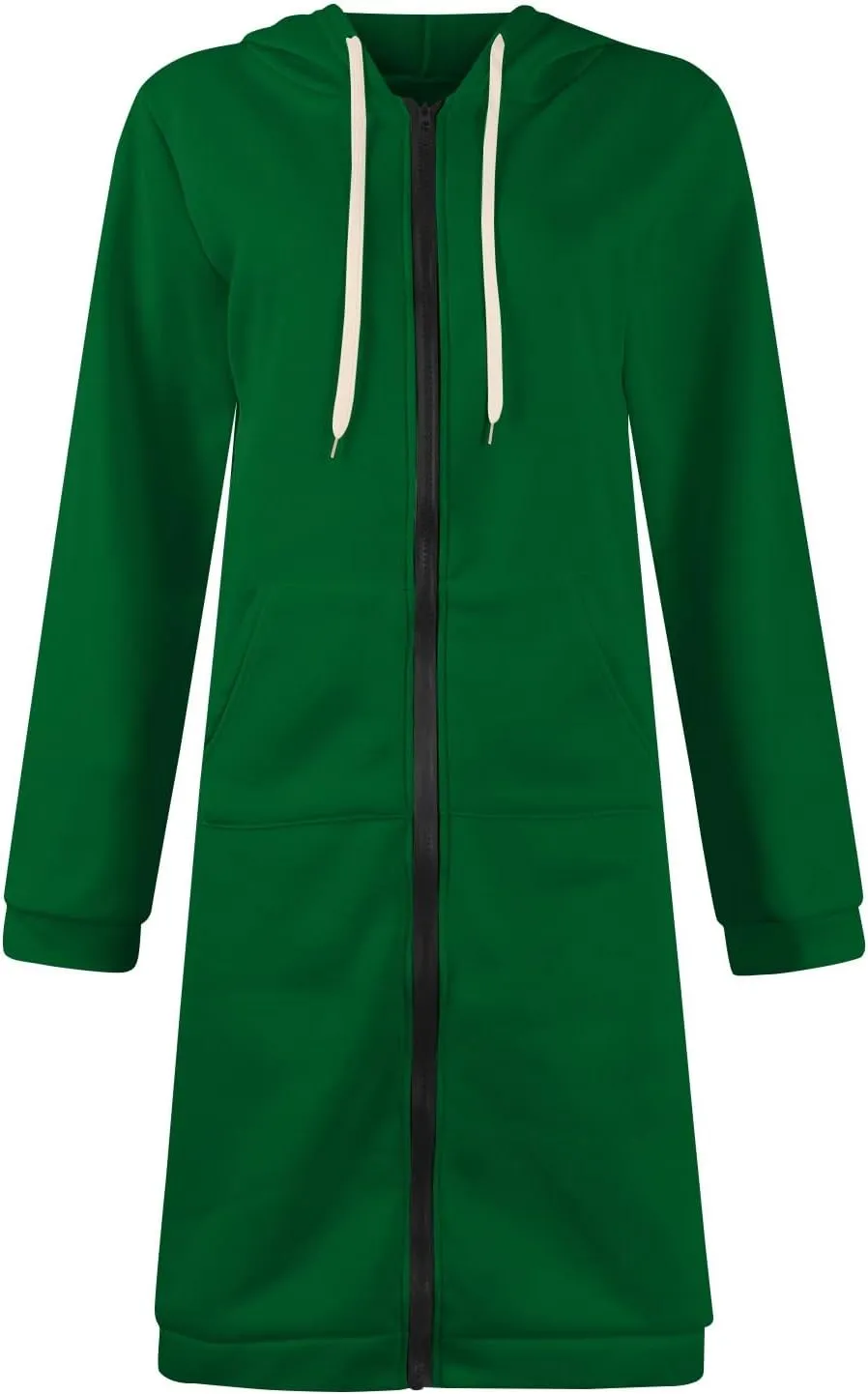 Zip Up Hoodie Women Long Sleeve Oversized Sweatshirts Casual Lightweight Fleece Jackets With Pockets